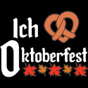 Ich Liebe - I Love Oktoberfest pretzel heart