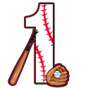 Baseball First Birthday- one year old