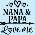 Nana Papa Love Me Grandchild
