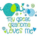 My Great Grandma Loves Me- cute elephants
